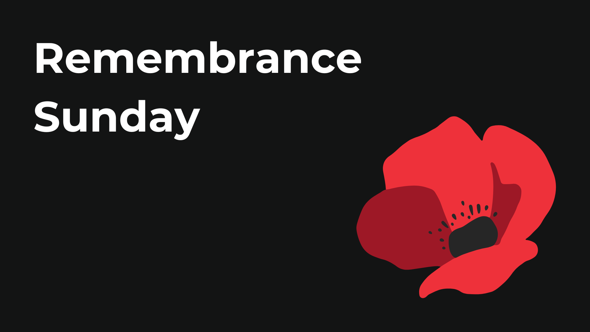 Remembrance Sunday 16.9